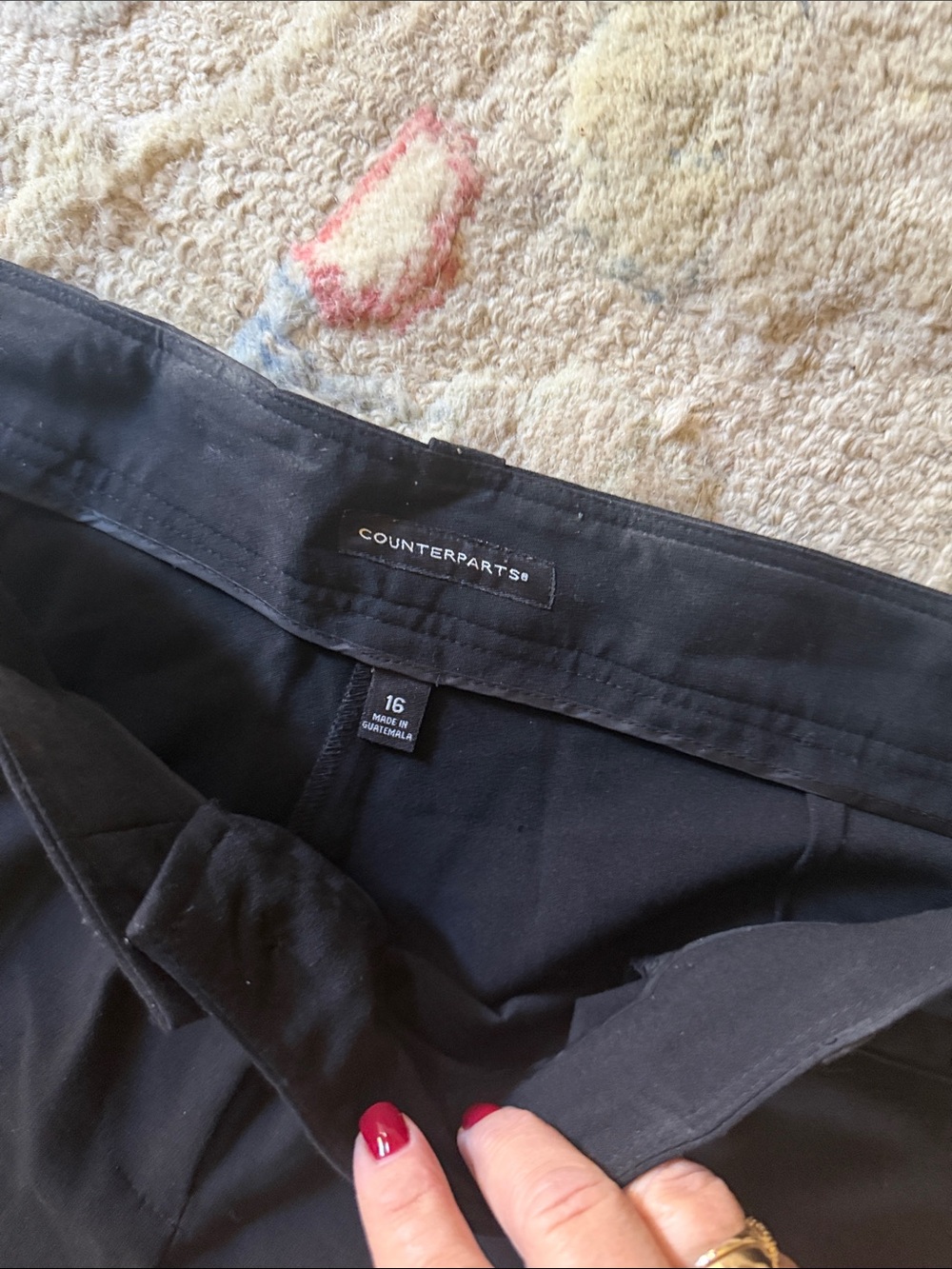 Counterparts Men's Black Straight-Leg Dress Pants - Picture 2 of 4